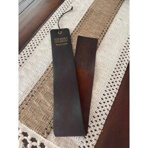 Antique Barber Straight Razor Sharpening Strap Tool Cordova Leather